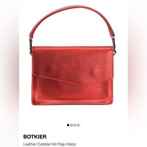 Botkier Scarlet Leather Hobo Bag